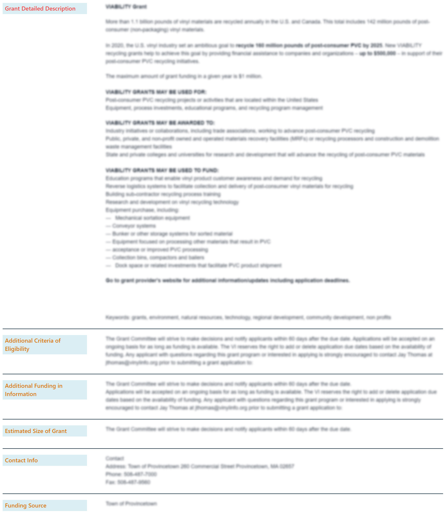 Grant Portal - Quarterly Grants Supporting Community Impact  73053